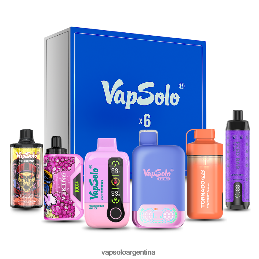 VapSolo Argentina - VapSolo conjunto de caja sorpresa 8JF0V225 sabores aleatorios