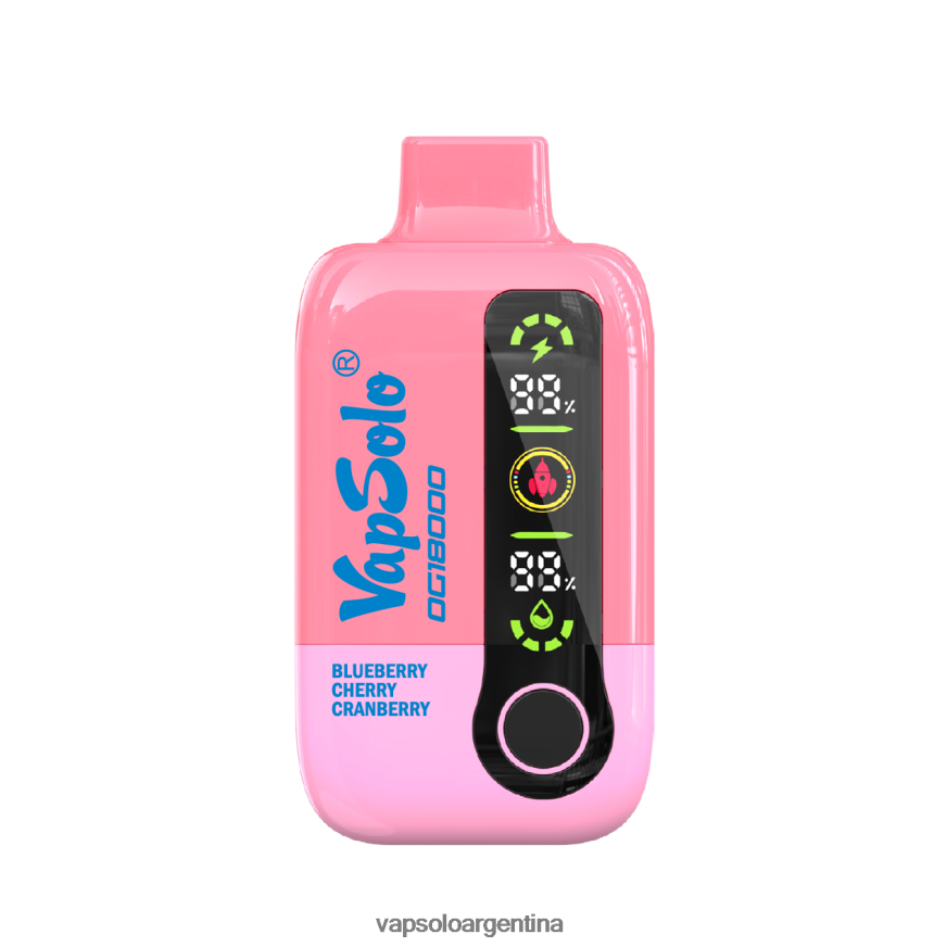 VapSolo Sabores - VapSolo DG18000 vaporizador desechable 8JF0V249 arándano cereza arándano