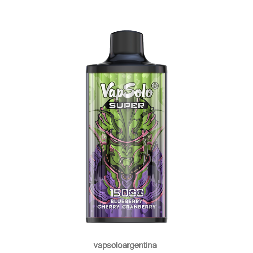VapSolo Al Por Mayor - VapSolo SUPER vaporizador desechable 8JF0V216 arándano cereza arándano