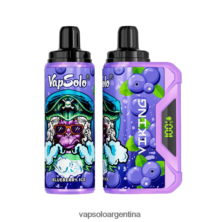 VapSolo Al Por Mayor - VapSolo VIKING vaporizador desechable 8JF0V236 arándano