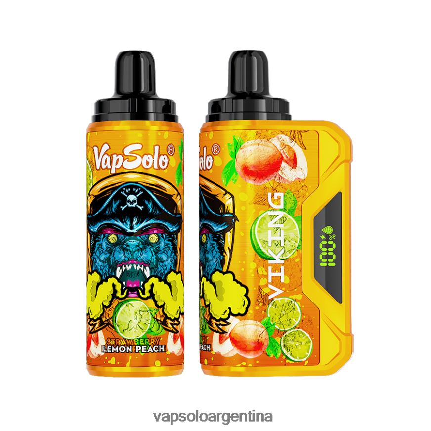 VapSolo Al Por Mayor - VapSolo VIKING vaporizador desechable 8JF0V241 durazno limon